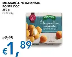 Migross Supermercati e Market Mozzarelline impanate BONTÀ DOC offerta