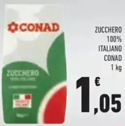 Conad Zucchero 100% italiano Conad offerta