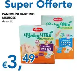 Migross Supermercati e Market Pannolini Baby Mio offerta