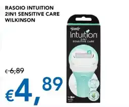 Migross Supermercati e Market RASOIO INTUITION 2IN1 SENSITIVE CARE WILKINSON offerta