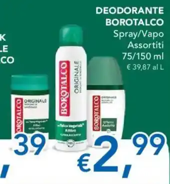 Migross Supermercati e Market DEODORANTE BOROTALCO offerta