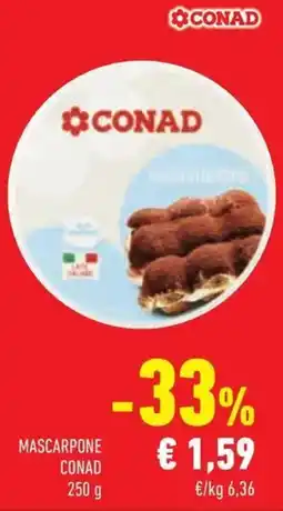 Conad Mascarpone Conad offerta