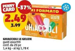 PENNY Ghiaccioli Le Gelizie offerta