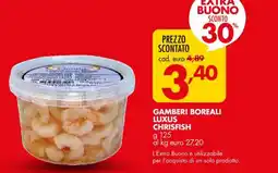 Italmark Gamberi Boreali Luxus Chrisfish offerta