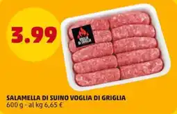PENNY Salamella di suino Voglia di griglia offerta