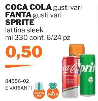 GrosMarket Coca Cola Fanta Sprite offerta
