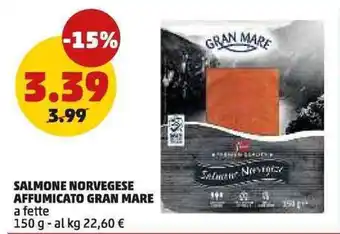 PENNY Salmone Norvegese Affumicato Gran Mare offerta