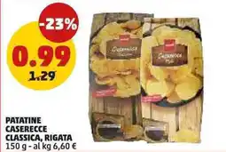 PENNY Patatine Caserecce Classica, Rigata offerta