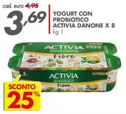Italmark Yogurt con probiotico Activia Danone offerta