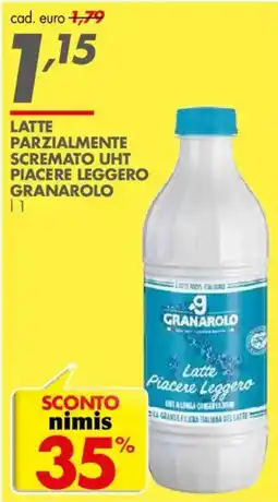 Italmark Latte Parzialmente Scremato UHT Piacere Leggero Granarolo offerta