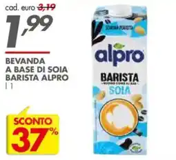 Italmark Beveranda a base di soia barista alpro offerta