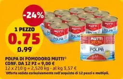 PENNY Polpa di pomodoro Mutti offerta