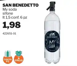 GrosMarket SAN BENEDETTO My soda sifone offerta