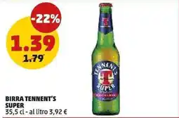 PENNY BIRRA TENNENT'S SUPER offerta