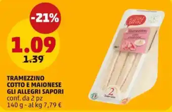 Tramezzino Cotto e Maionese Gli Allegri Sapori