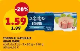 PENNY Tonno al naturale Gran Mare offerta