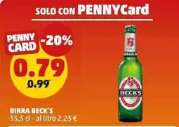 PENNY Birra Beck's offerta
