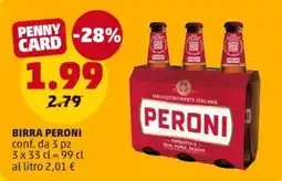 PENNY Birra Peroni offerta