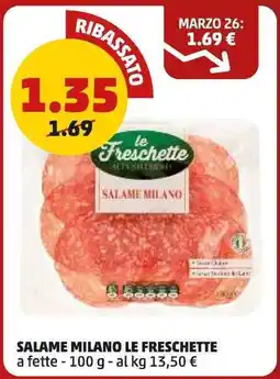 PENNY Salame Milano Le Freschette offerta