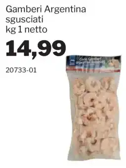 GrosMarket Gamberi Argentina sgusciati offerta