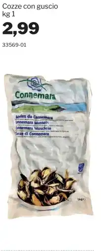 GrosMarket Cozze con guscio Connemara offerta
