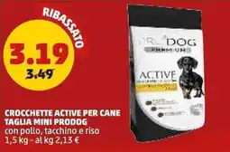 PENNY Crocchette Active per cane Taglia Mini Prodog offerta