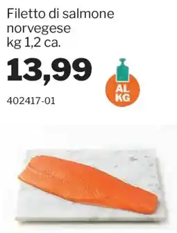 GrosMarket Filetto di salmone norvegese offerta