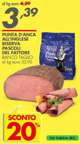 Italmark Punta d'anca all'inglese riserva pascoli del fattore offerta
