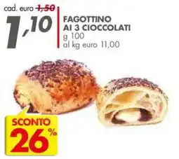 Italmark FAGOTTINO AI 3 CIOCCOLATI offerta