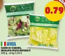 PENNY Cuori di iceberg, insalata mista natura offerta