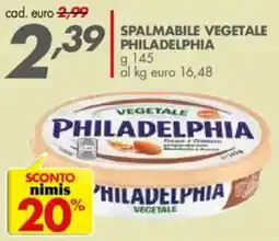 Italmark Spalmabile vegetale Philadelphia offerta