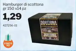GrosMarket Hamburger di scottona offerta