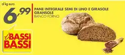 Italmark PANE INTEGRALE SEMI DI LINO E GIRASOLE GRANSOLE offerta
