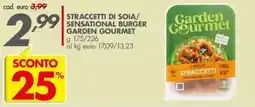 Italmark Straccetti di soia/ Sensational Burger Garden Gourmet offerta