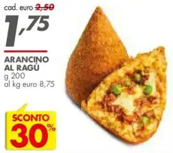 Italmark ARANCINO AL RAGÙ offerta