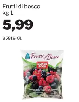 GrosMarket Frutti di Bosco Asiago Food offerta