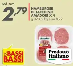 Italmark Hamburger di tacchino Amadori offerta
