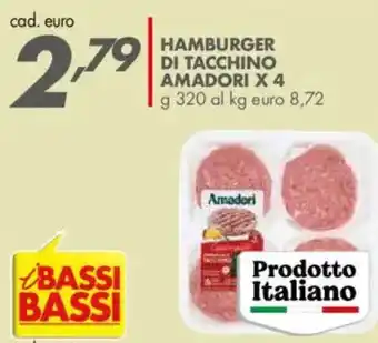 Italmark Hamburger di tacchino Amadori offerta