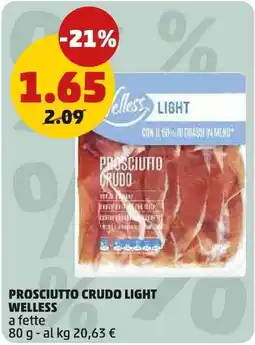 PENNY Prosciutto Crudo Light Welless offerta