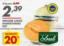 Italmark Melone liscio mantovano IGP offerta