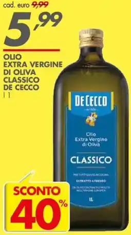 Italmark Olio Extra Vergine di Oliva Classico De Cecco offerta