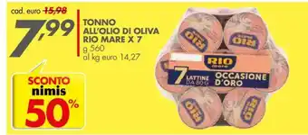 Italmark Tonno all'olio di oliva Rio Mare offerta