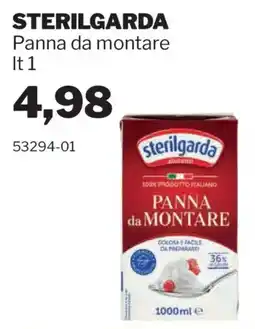 GrosMarket STERILGARDA Panna da montare offerta