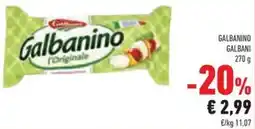 Conad Galbanino Galbani offerta
