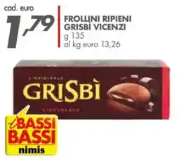 Italmark Frollini ripieni Grisbi Vicenzi offerta