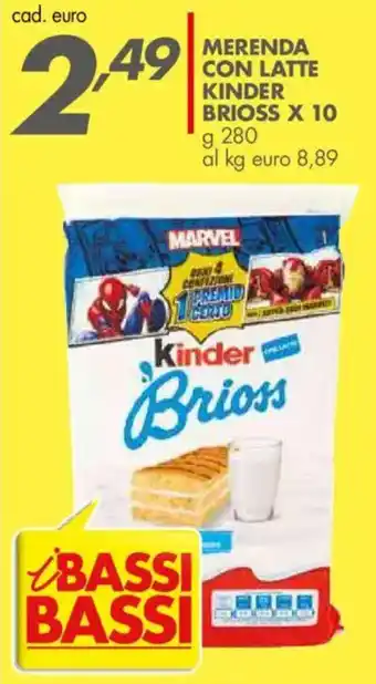 Italmark Kinder Brioss offerta
