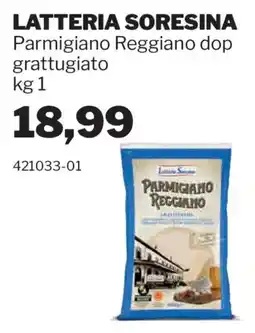 GrosMarket LATTERIA SORESINA Parmigiano Reggiano dop grattugiato offerta