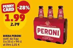 PENNY Birra Peroni offerta