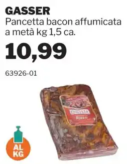 GrosMarket GASSER Pancetta bacon affumicata offerta