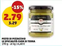 PENNY Pesto di pistacchio Le Specialità Cuor di Terra offerta